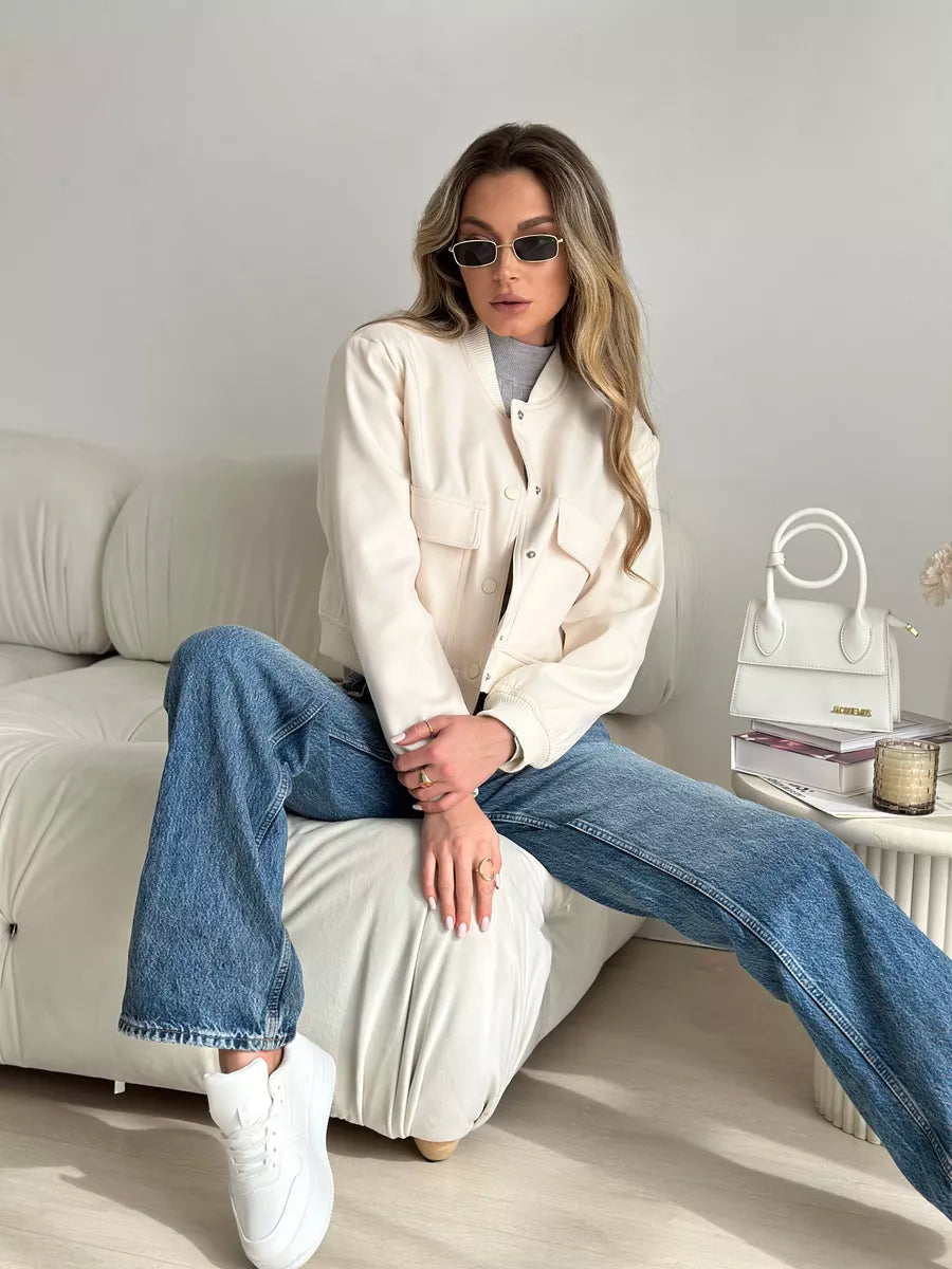 Blouson Bomber Oversize Court – Mi-Saison Toleex