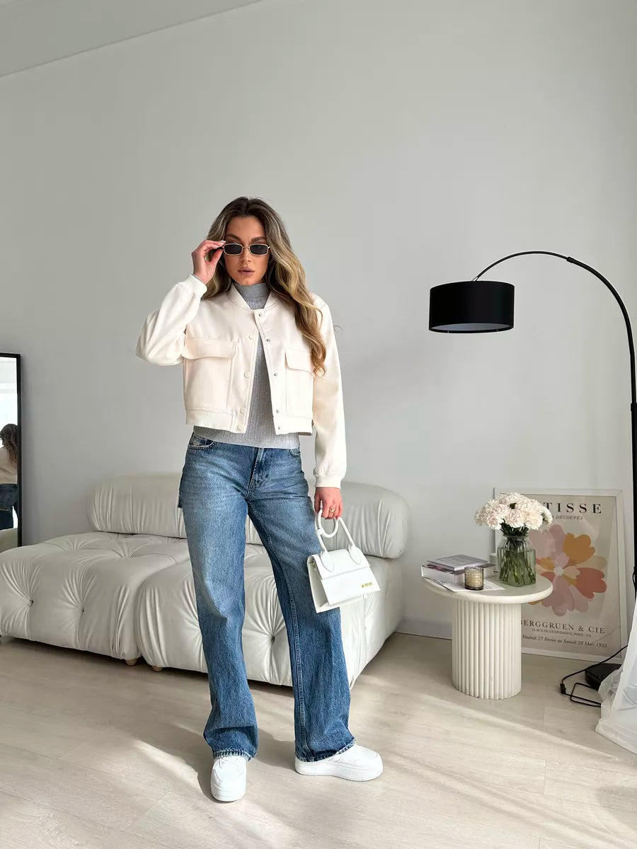 Blouson Bomber Oversize Court – Mi-Saison Toleex