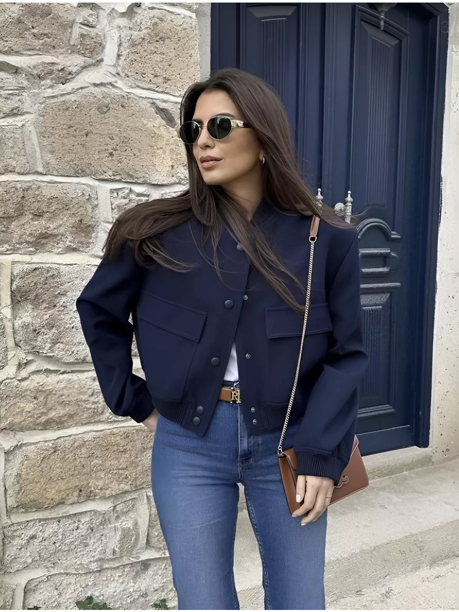 Blouson Bomber Oversize Court – Mi-Saison Toleex
