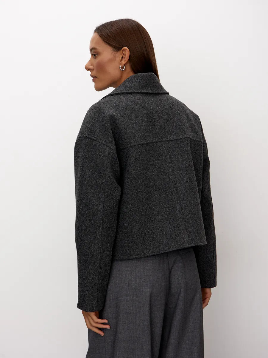 Blouson Bomber Court en Laine – Toleex